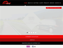 Tablet Screenshot of dragstersgarage.com